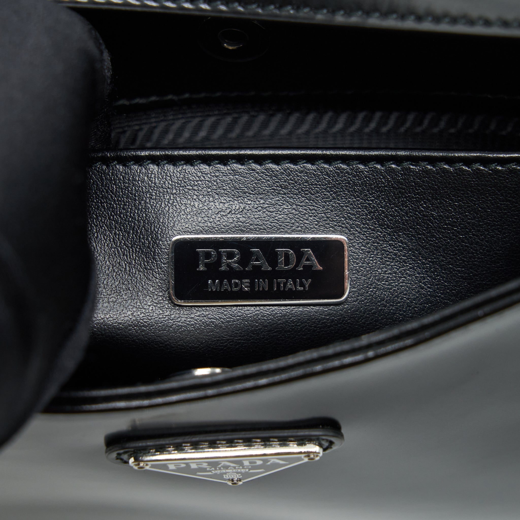 PRADA CLEO BAG CALFSKIN BLACK SHW - Image 10