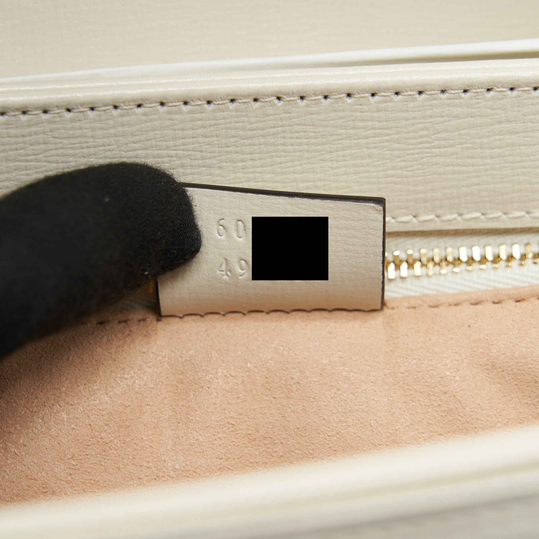 GUCCI 1955 HORSEBIT LEATHER SHOULDER BAG WHITE - Image 11