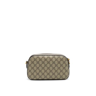 Alternative view of GUCCI GG SUPREME CROSSBODY BAG BROWN