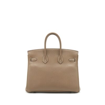 Alternative view of HERMES BIRKIN 25 TOGO ETOUPE WITH SHW