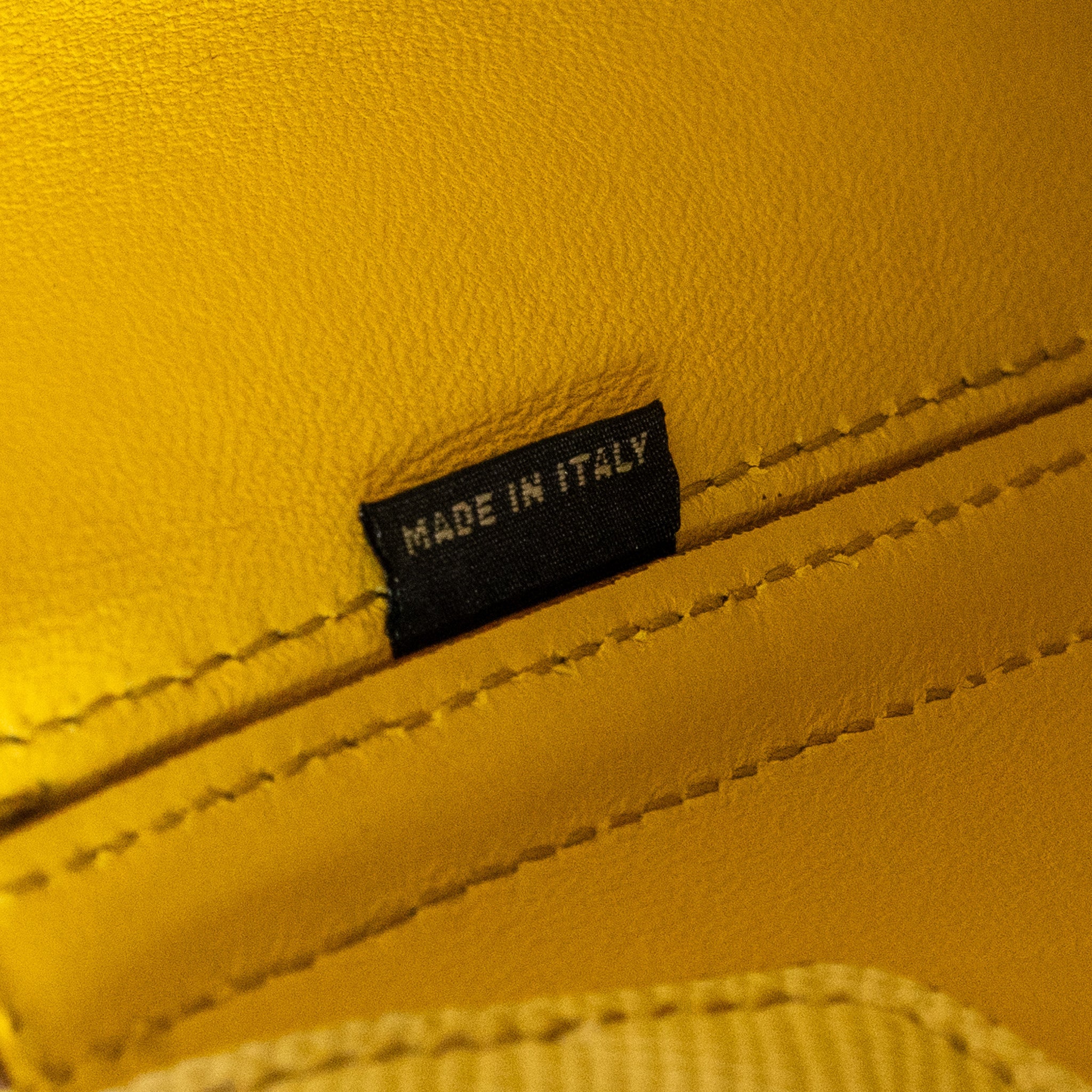 PRADA SMALL SAFFIANO CUIR TOTE BAG CALFSKIN WHITE/YELLOW GHW - Image 14