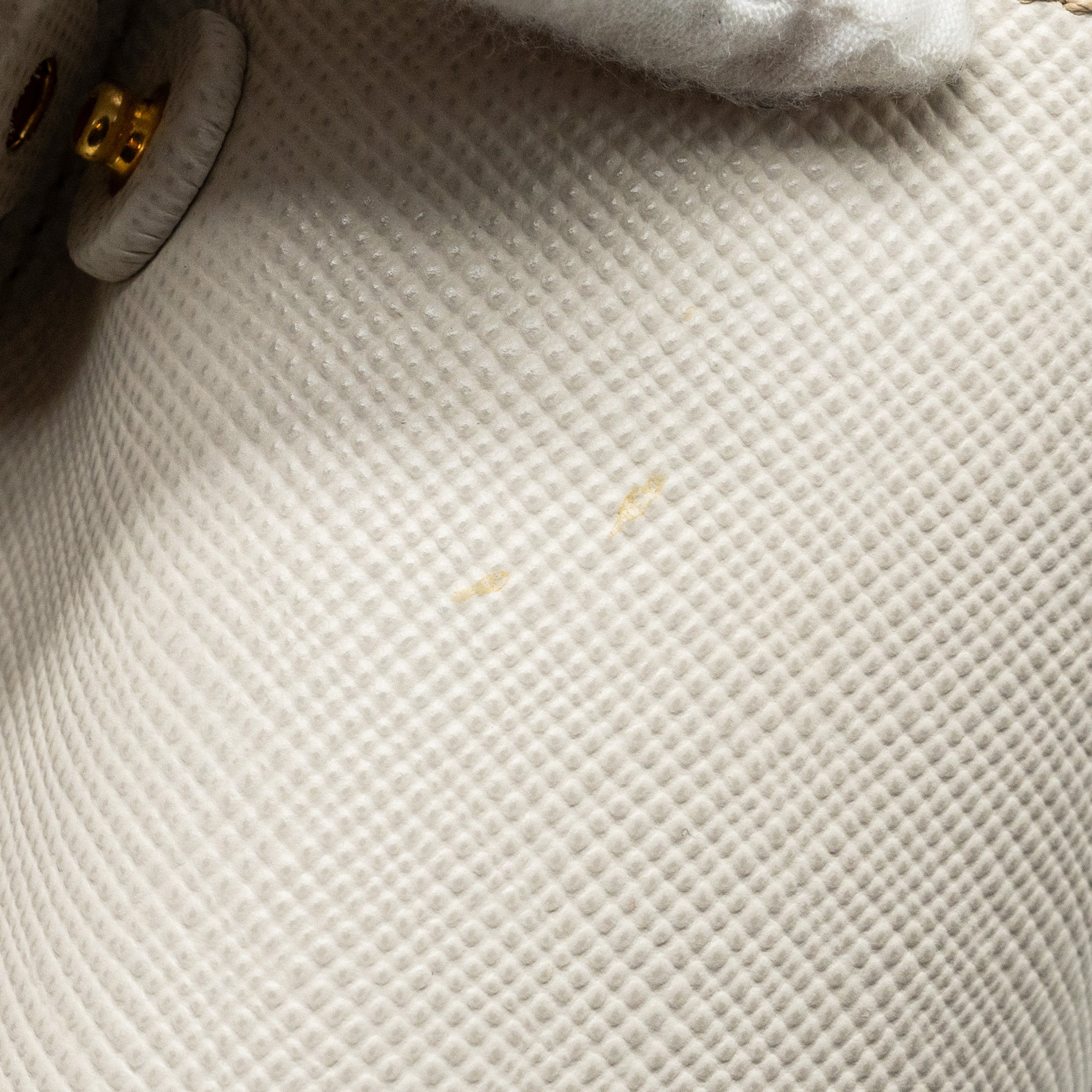 PRADA SMALL SAFFIANO CUIR TOTE BAG CALFSKIN WHITE/YELLOW GHW - Image 17