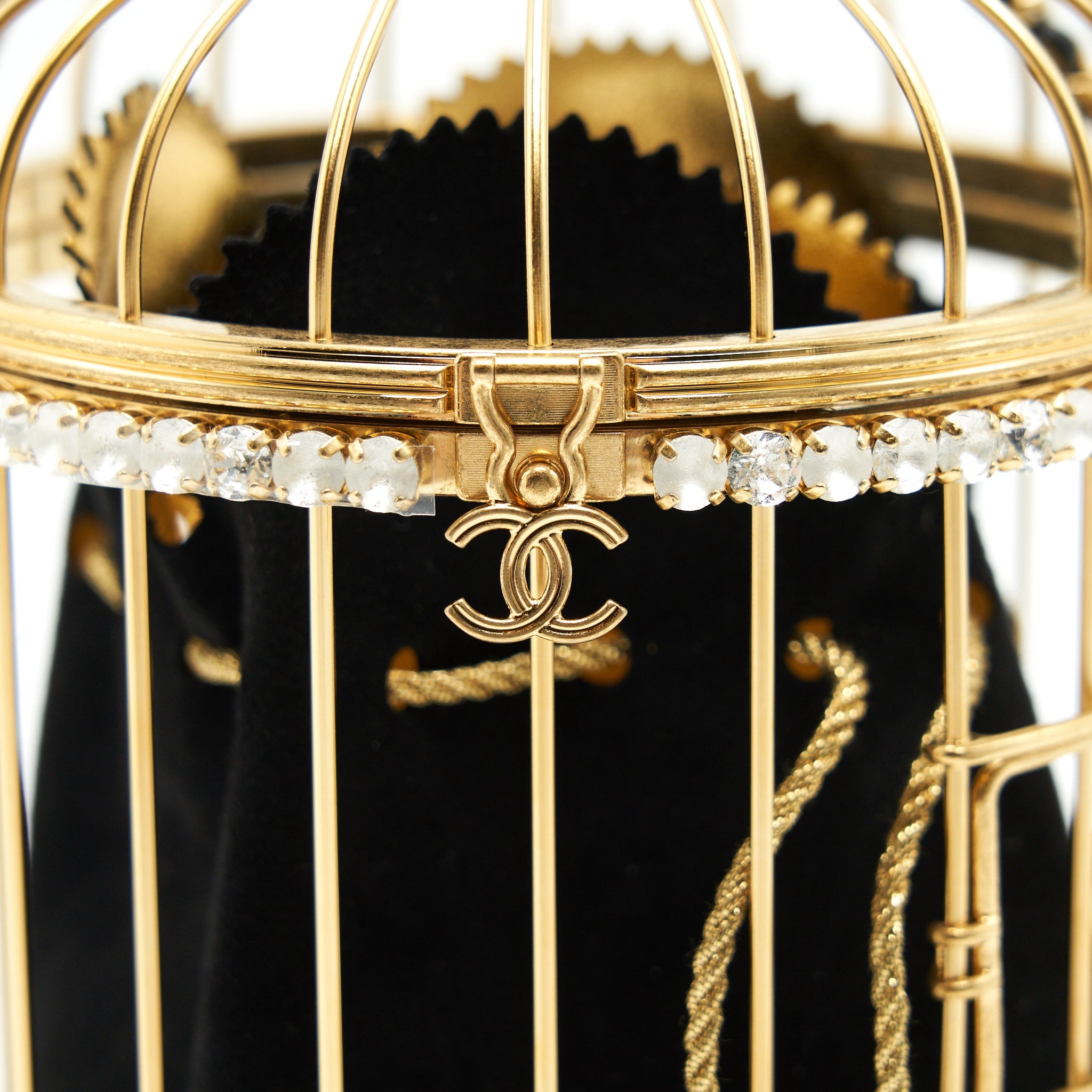 CHANEL BIRD CAGE BAG RUNWAY EVENING BAG - Image 6