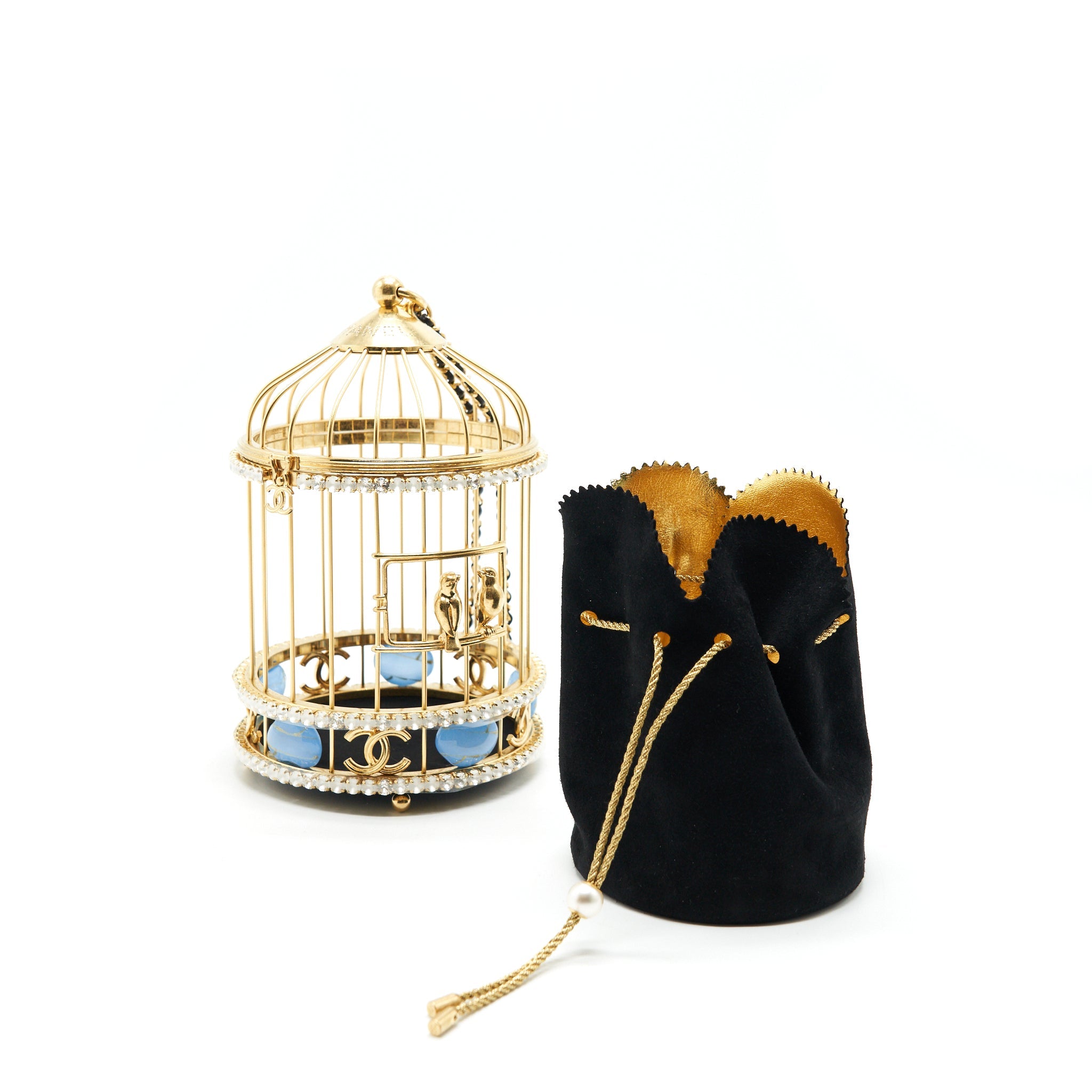 CHANEL BIRD CAGE BAG RUNWAY EVENING BAG - Image 7