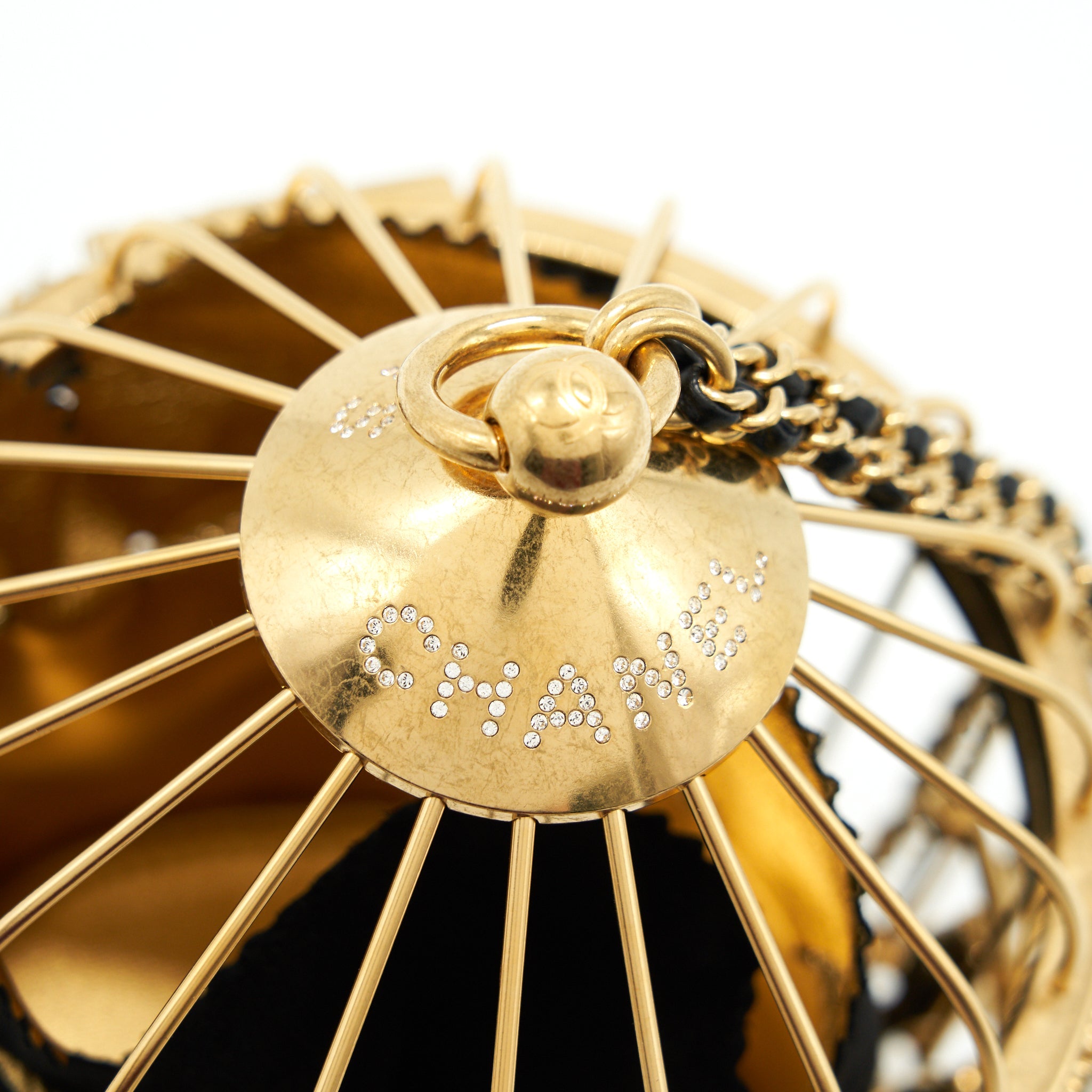 CHANEL BIRD CAGE BAG RUNWAY EVENING BAG - Image 9