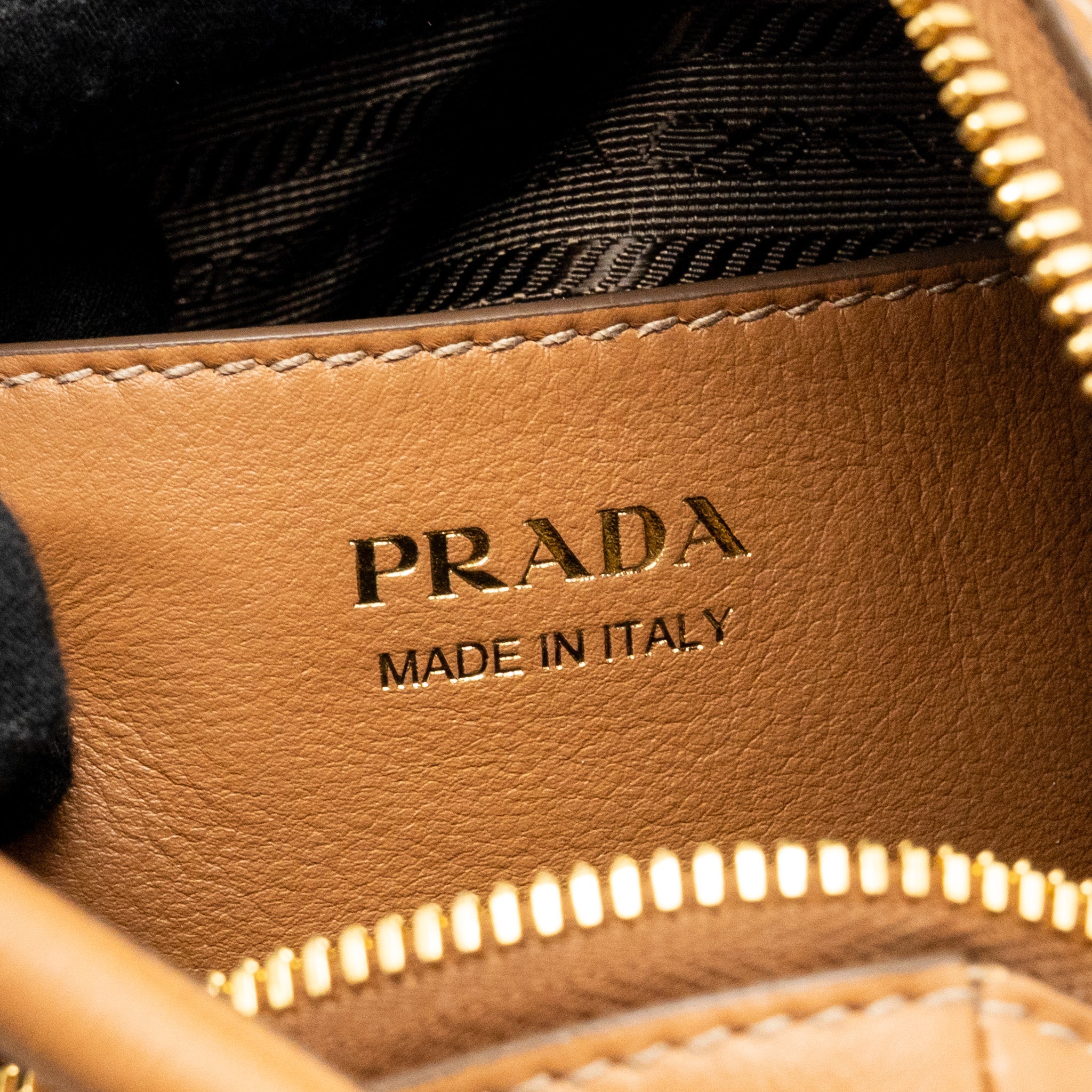PRADA DARLING HANDBAG CALFSKIN CARAMEL GHW - Image 15