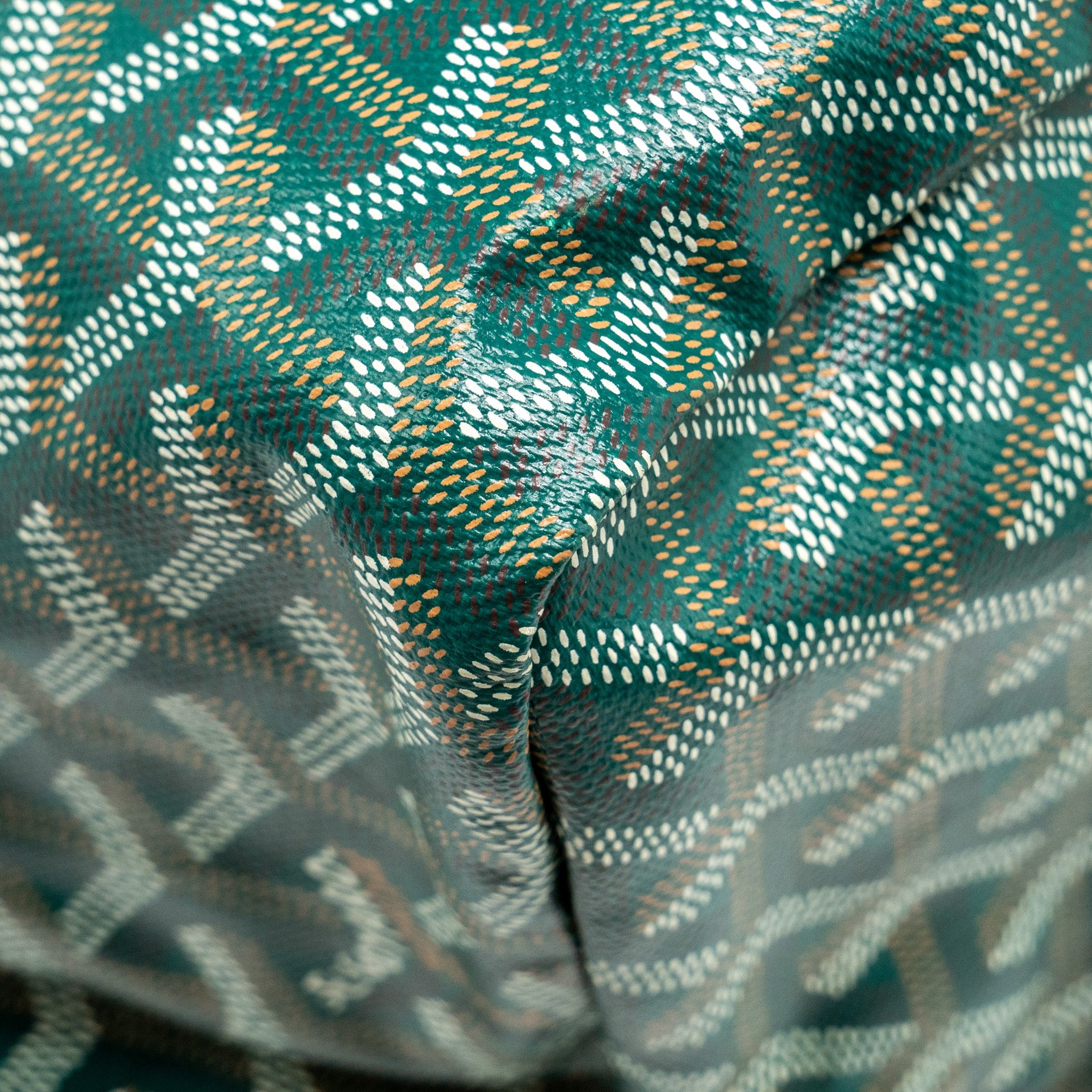 GOYARD SAINT LOUIS GM TOTE BAG CANVAS / CALFSKIN GREEN SHW - Image 10