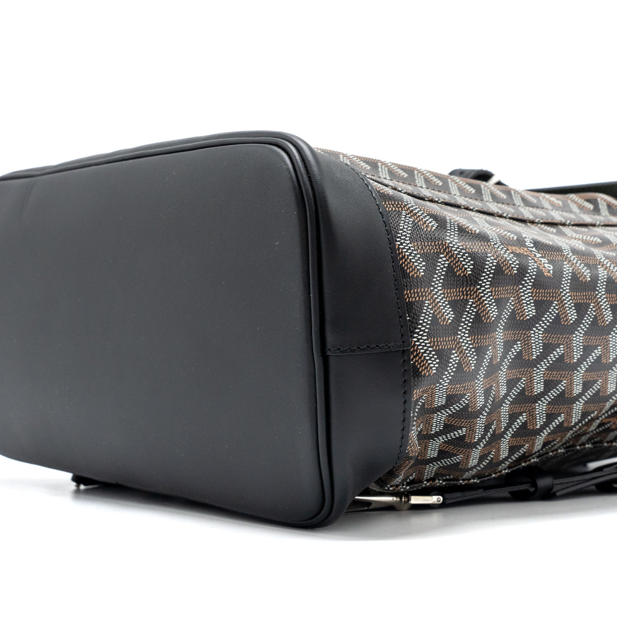 GOYARD ALPIN BACKPACK GOYARDINE CANVAS BLACK SHW - Image 7