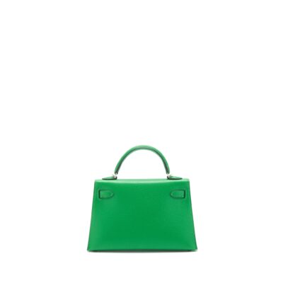 Alternative view of HERMES MINI KELLY 20CM CHEVRE 1K BAMBOU SHW