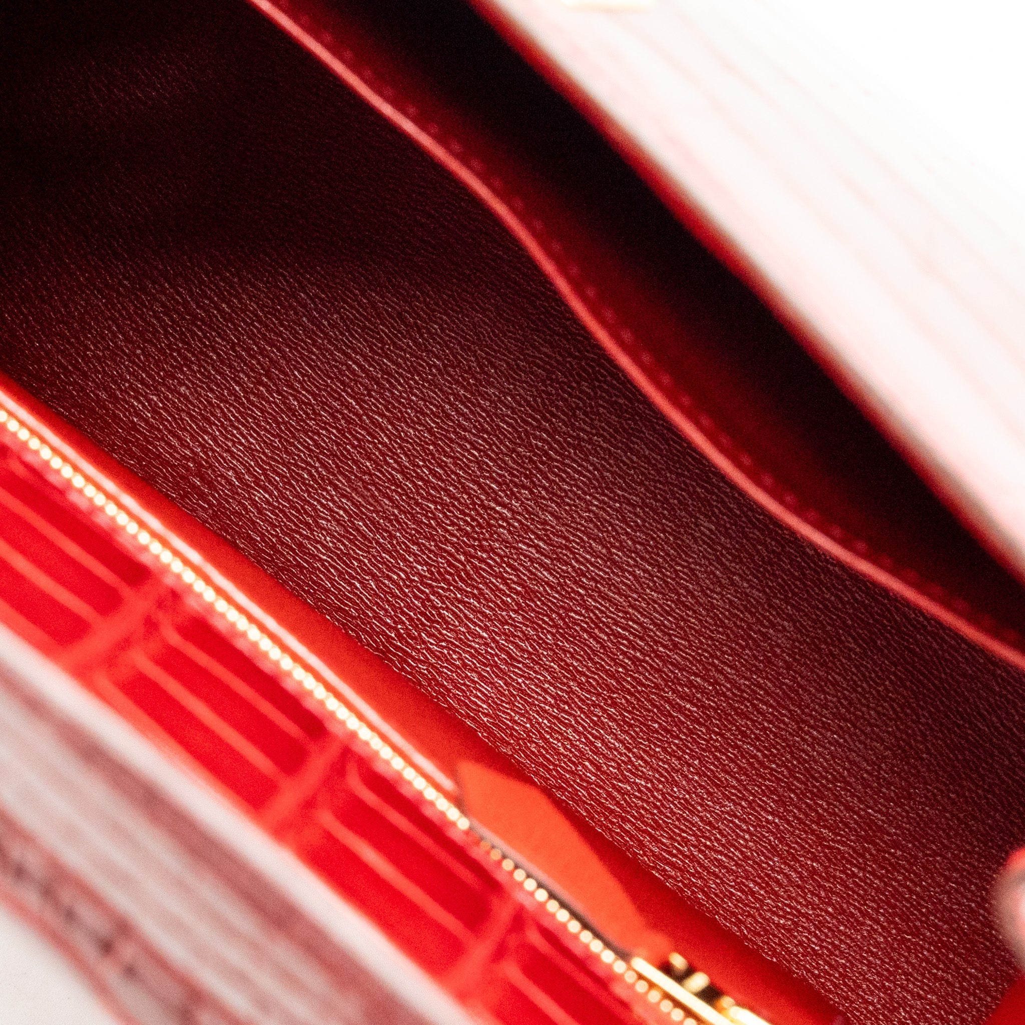HERMES KELLY 25 CROCODILE POROUS BRAISE GHW - Image 17