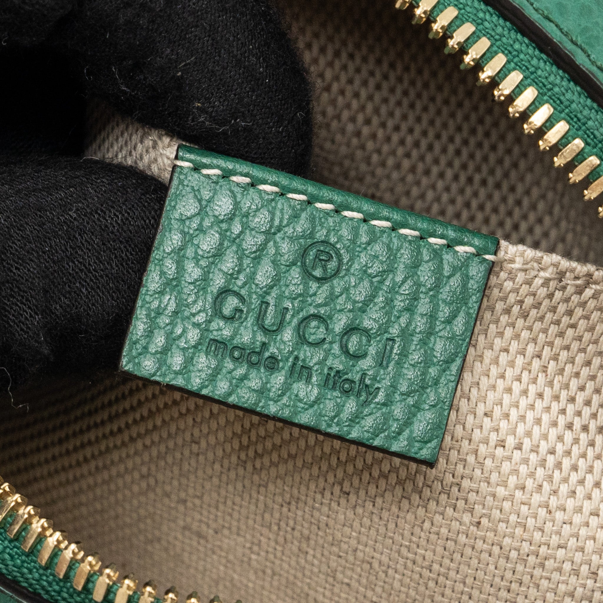 GUCCI DISCO SOHO CAMERA BAG CALFSKIN GREEN LGHW - Image 10