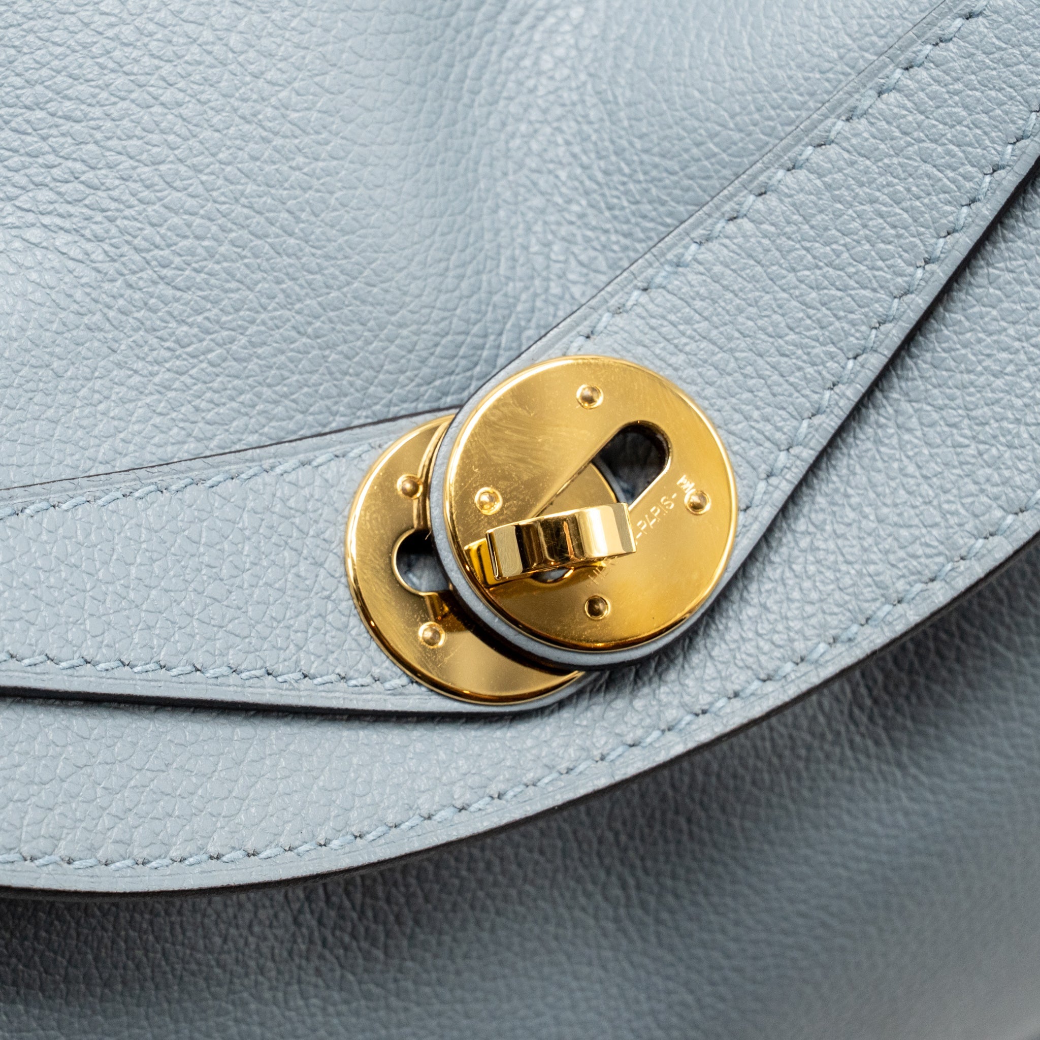 HERMES LINDY 26 EVERCOLOR BLEU LIN GHW - Image 14