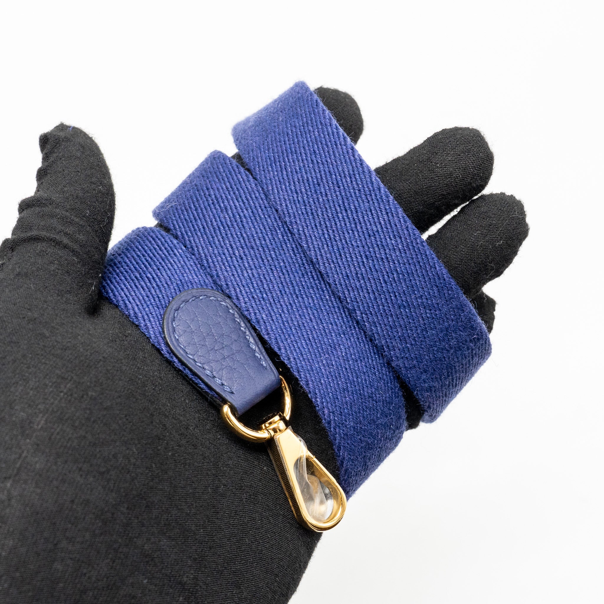 HERMES MINI EVELYNE CLEMENCE BLUE GHW - Image 16