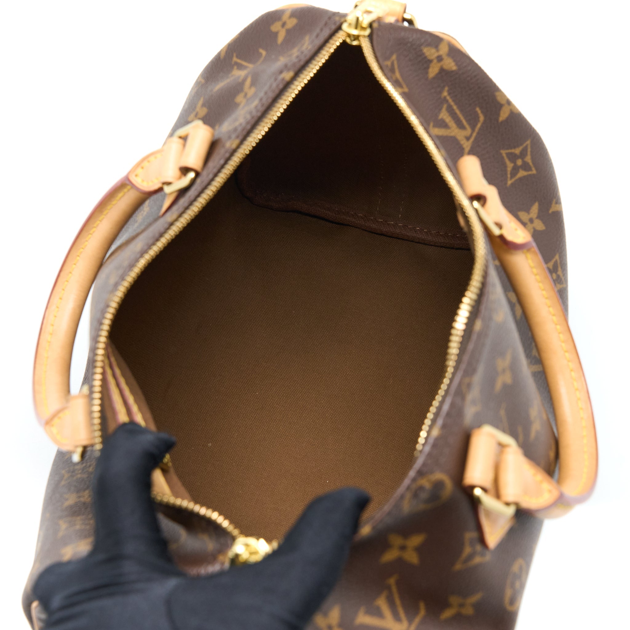 LOUIS VUITTON SPEEDY BANDOULIERE 30 MONOGRAM CANVAS GHW (NEW VERSION) - Image 6