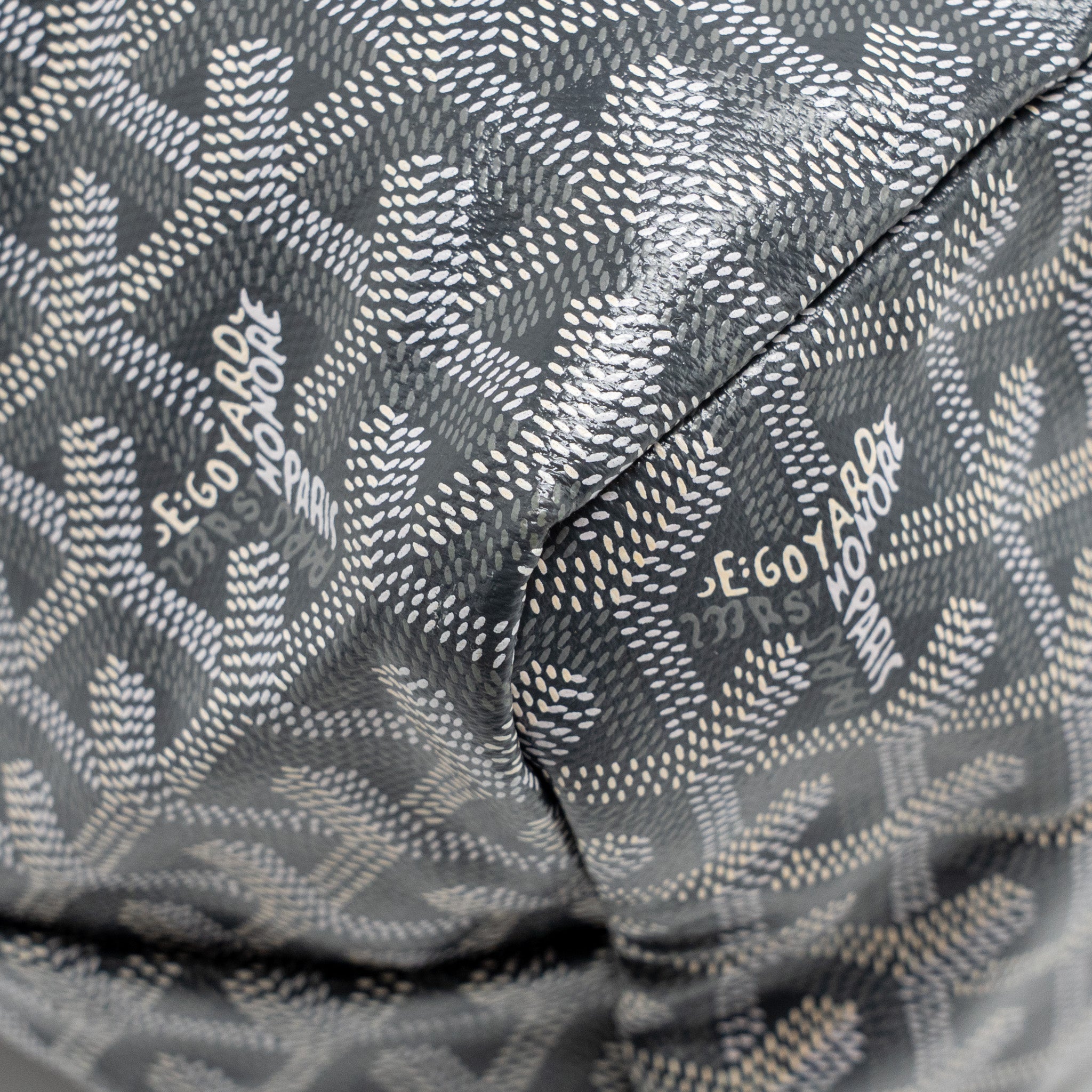GOYARD SAINT LOUIS PM TOTE GOYARDINE CANVAS/CALFSKIN GREY SHW - Image 10