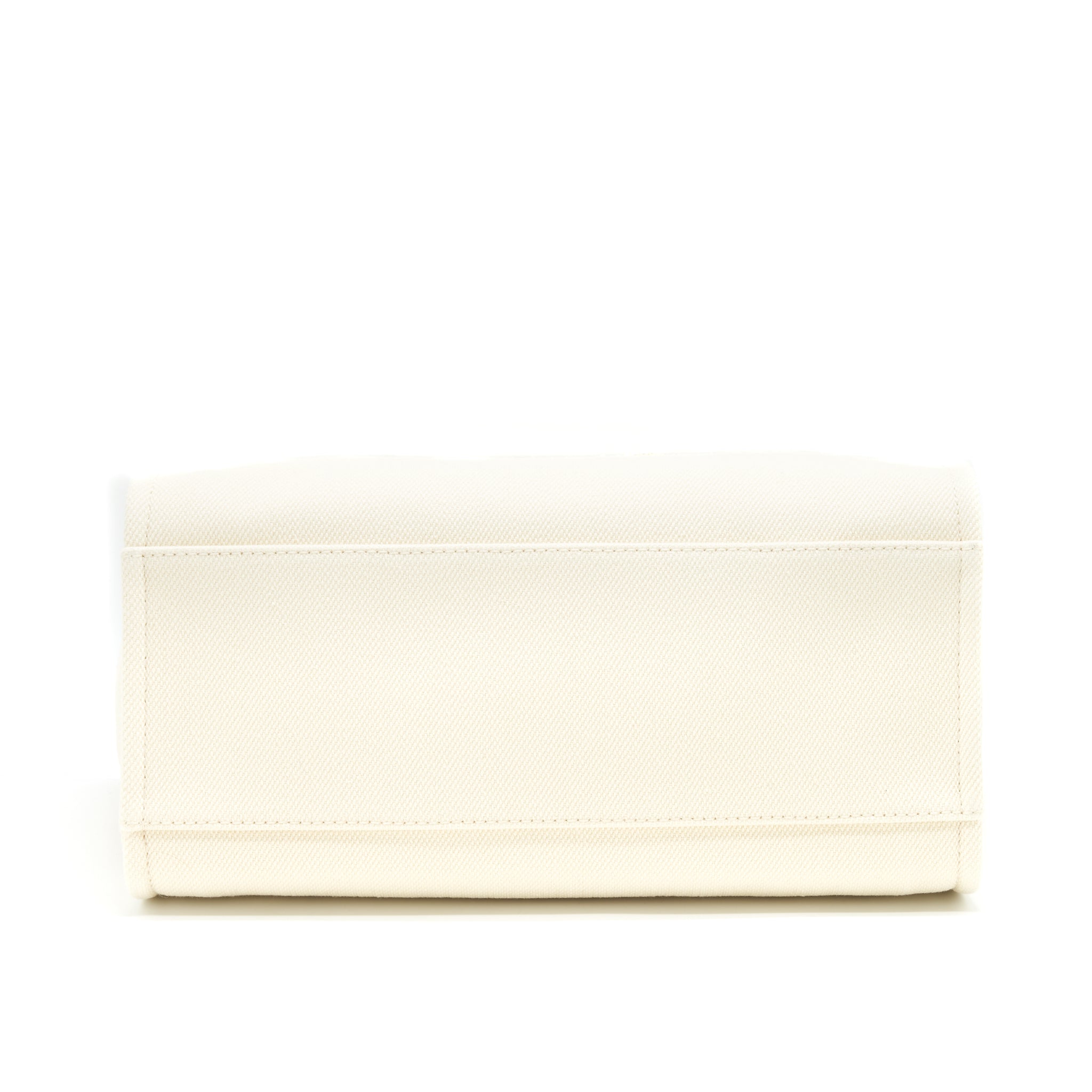 CHANEL DEAUVILLE TOTE BAG IN CREAMY WHITE/ BEIGE GHW - Image 6