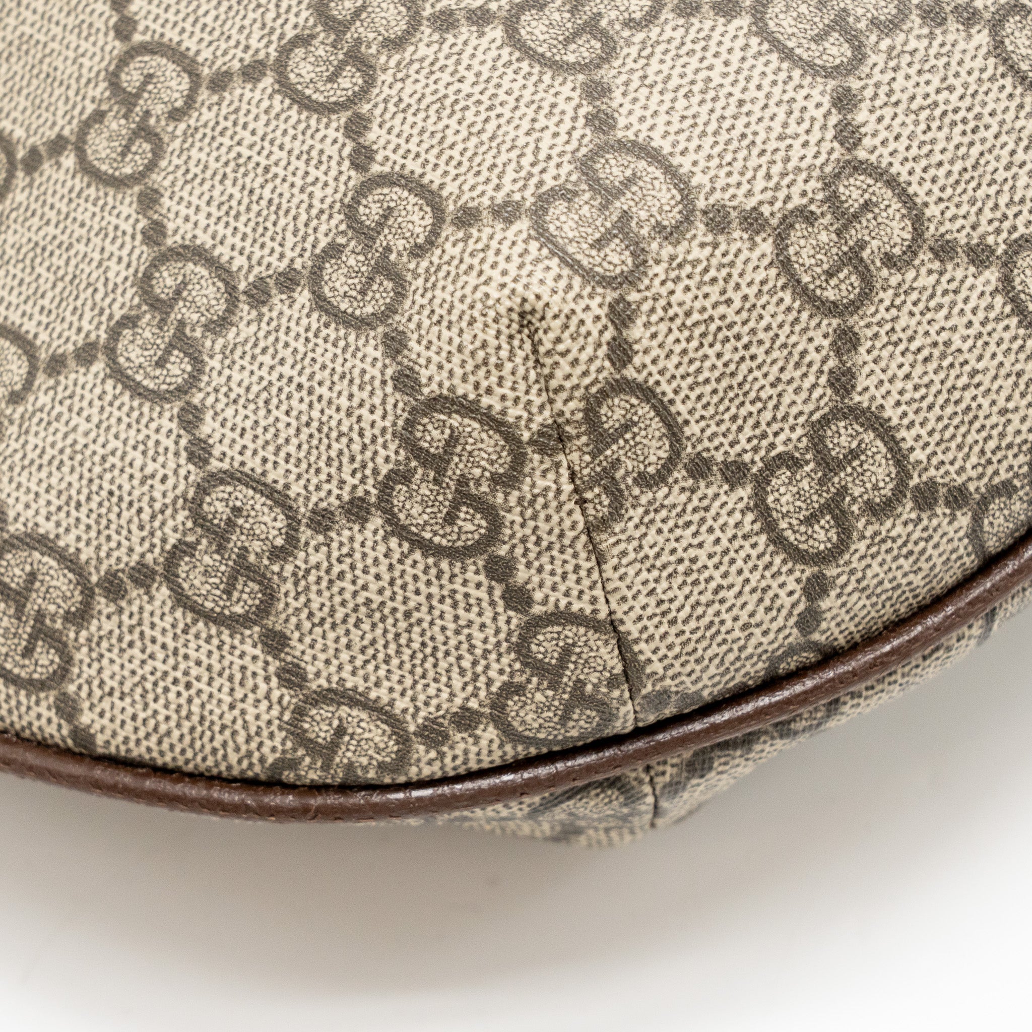 GUCCI SMALL OPHIDIA HALF MOON CROSSBODY HOBO BAG GG SUPREME CANVAS GHW - Image 8