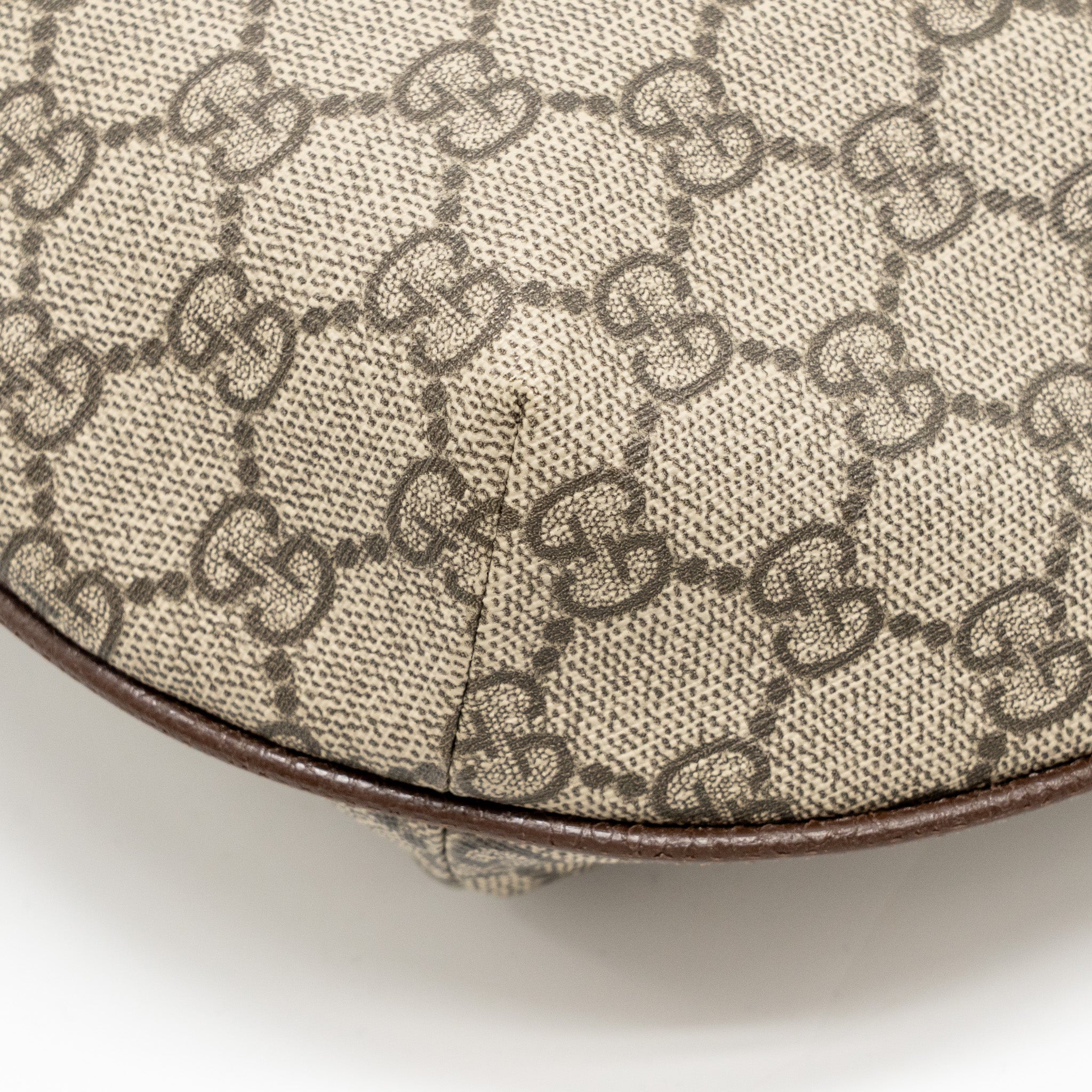 GUCCI SMALL OPHIDIA HALF MOON CROSSBODY HOBO BAG GG SUPREME CANVAS GHW - Image 9