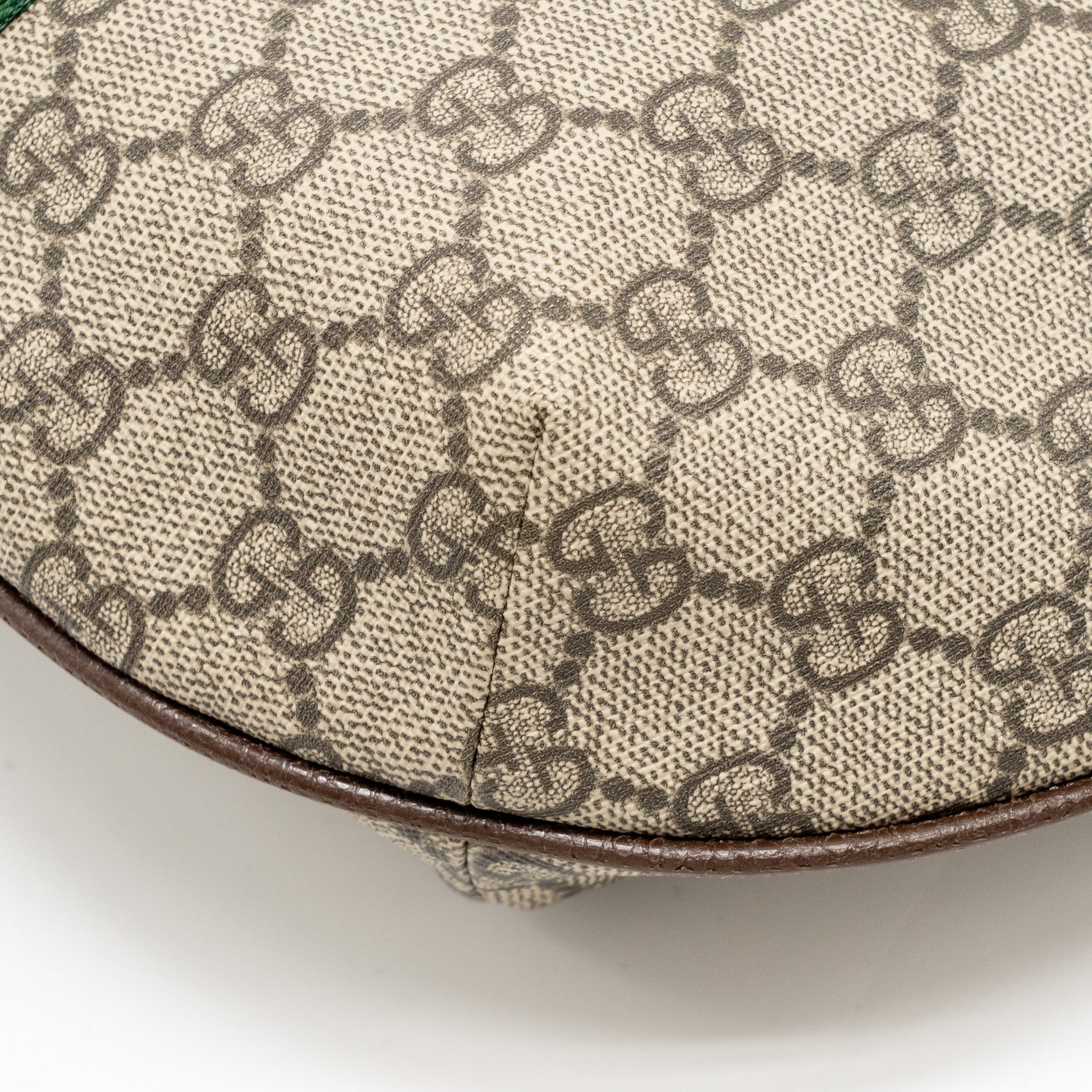 GUCCI SMALL OPHIDIA HALF MOON CROSSBODY HOBO BAG GG SUPREME CANVAS GHW - Image 10