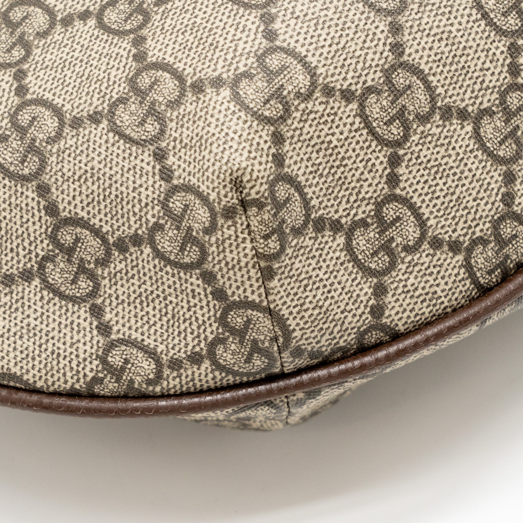 GUCCI SMALL OPHIDIA HALF MOON CROSSBODY HOBO BAG GG SUPREME CANVAS GHW - Image 11