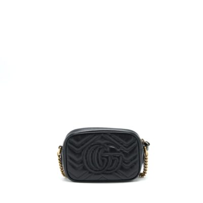 Alternative view of GUCCI MARMONT CAMERA BAG BLACK GHW