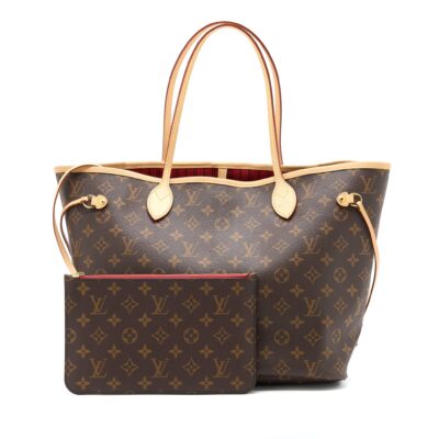 LOUIS VUITTON NEVERFULL MM MONOGRAM CANVAS GHW