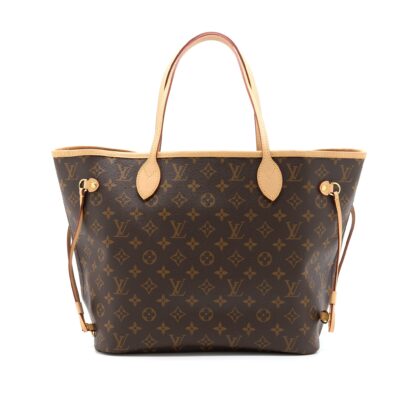 Alternative view of LOUIS VUITTON NEVERFULL MM MONOGRAM CANVAS GHW