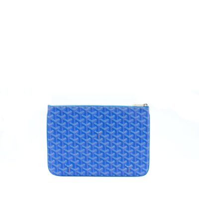 Alternative view of GOYARD SENAT MM POCKET GOYARDINE CANVAS BLUE SHW