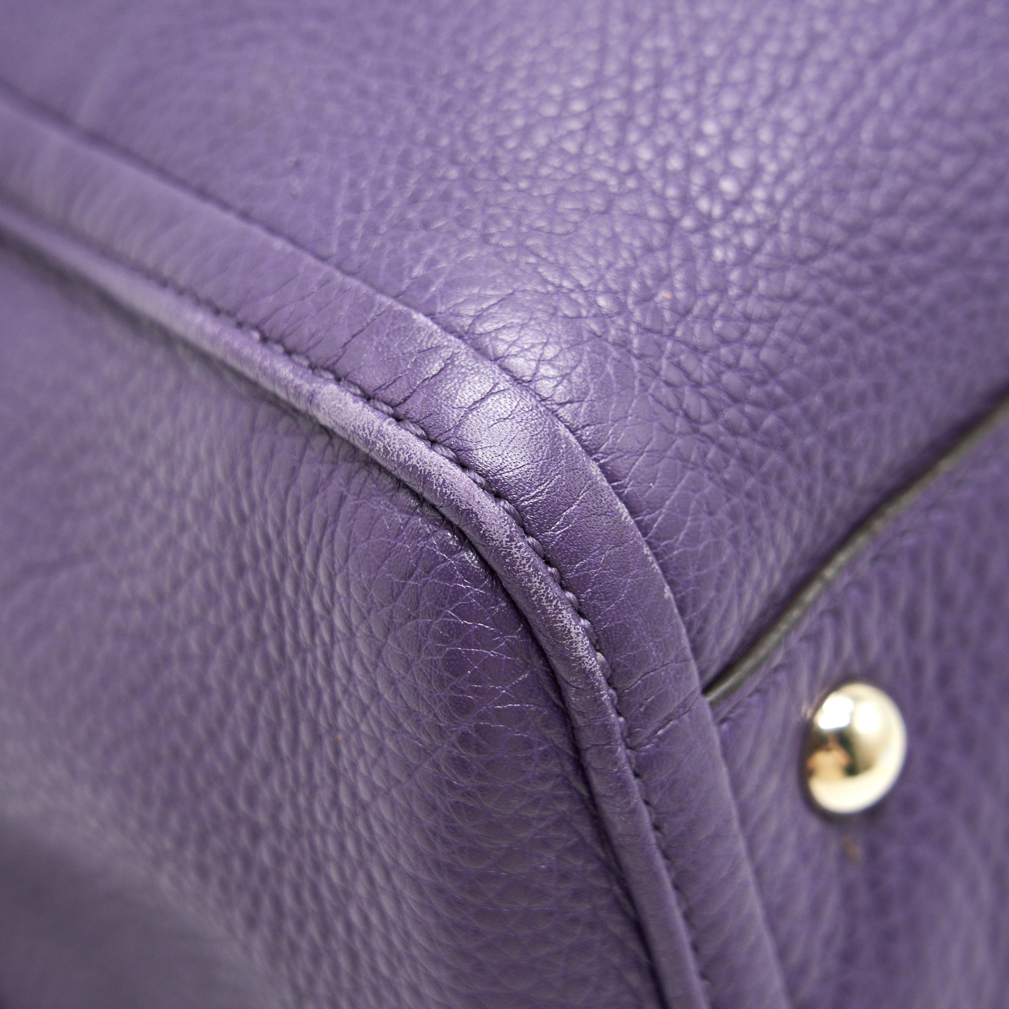 GUCCI PURPLE SHOULDER TOTE BAG - Image 7