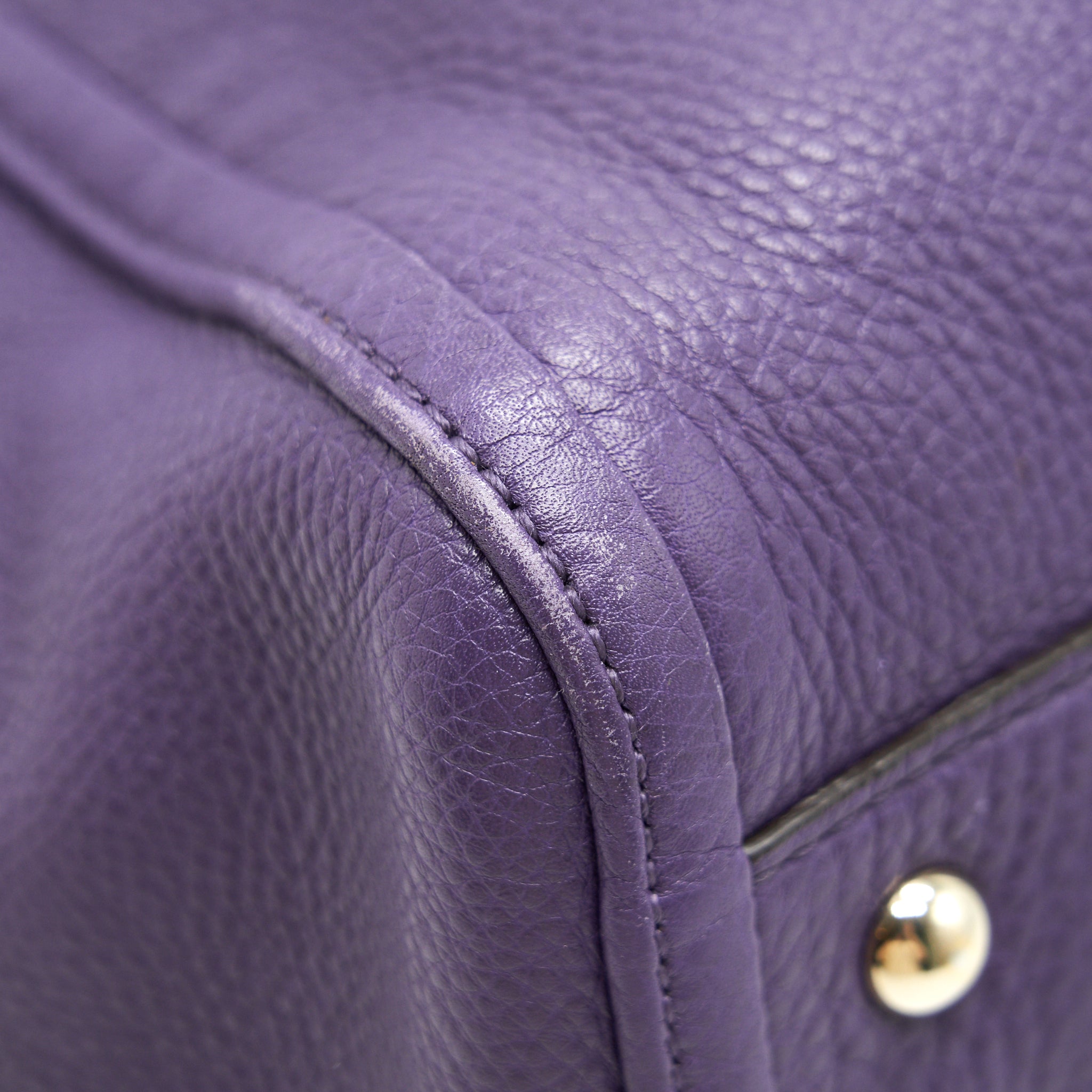 GUCCI PURPLE SHOULDER TOTE BAG - Image 9