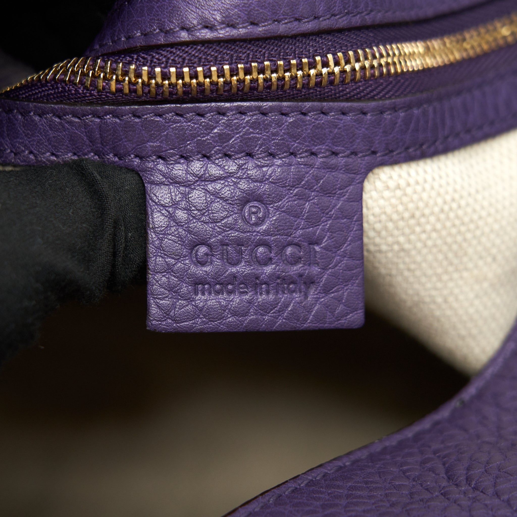 GUCCI PURPLE SHOULDER TOTE BAG - Image 16