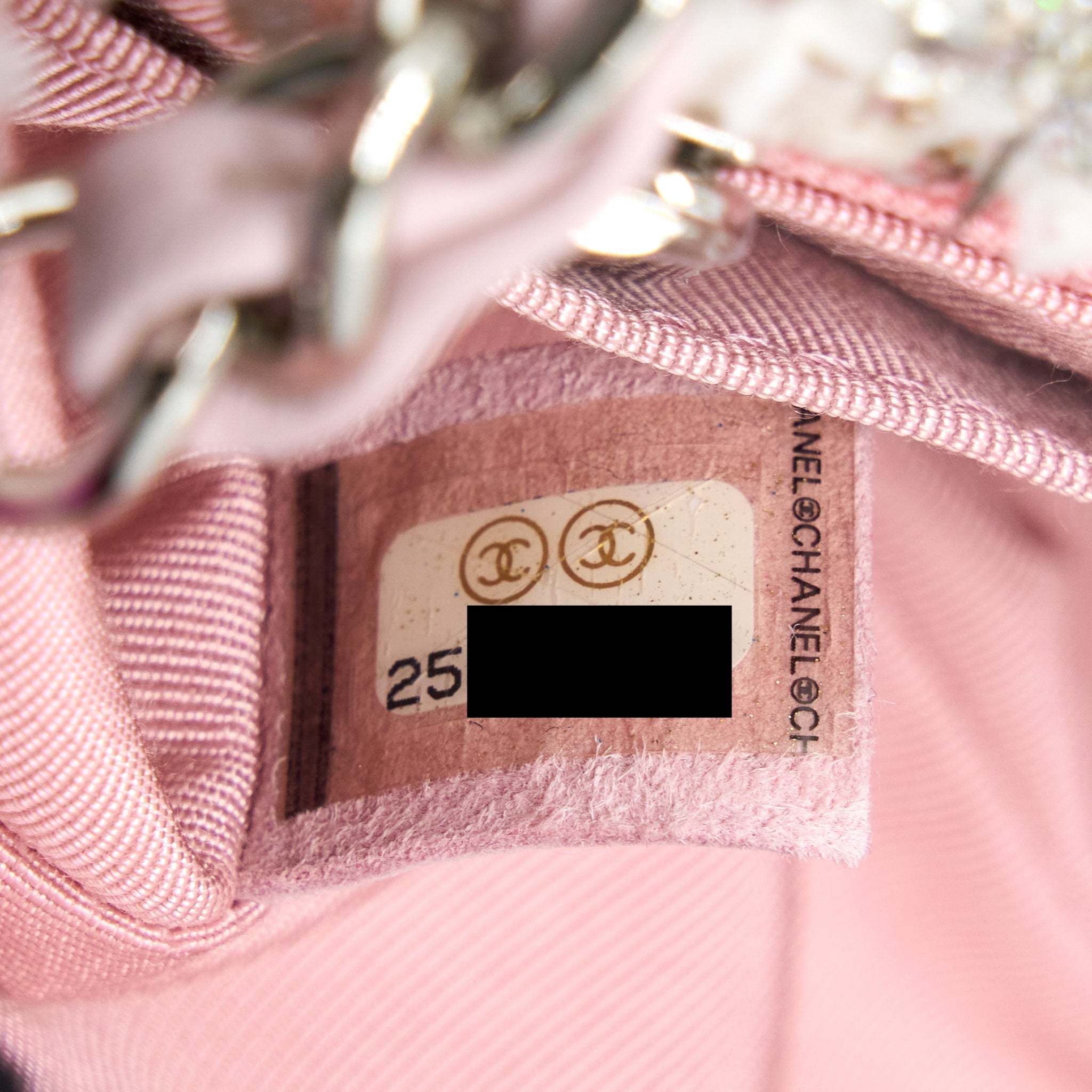 CHANEL SEASONAL MINI RECTANGULAR FLAP BAG TWEED PINK/MULTICOLOUR SHW - Image 12