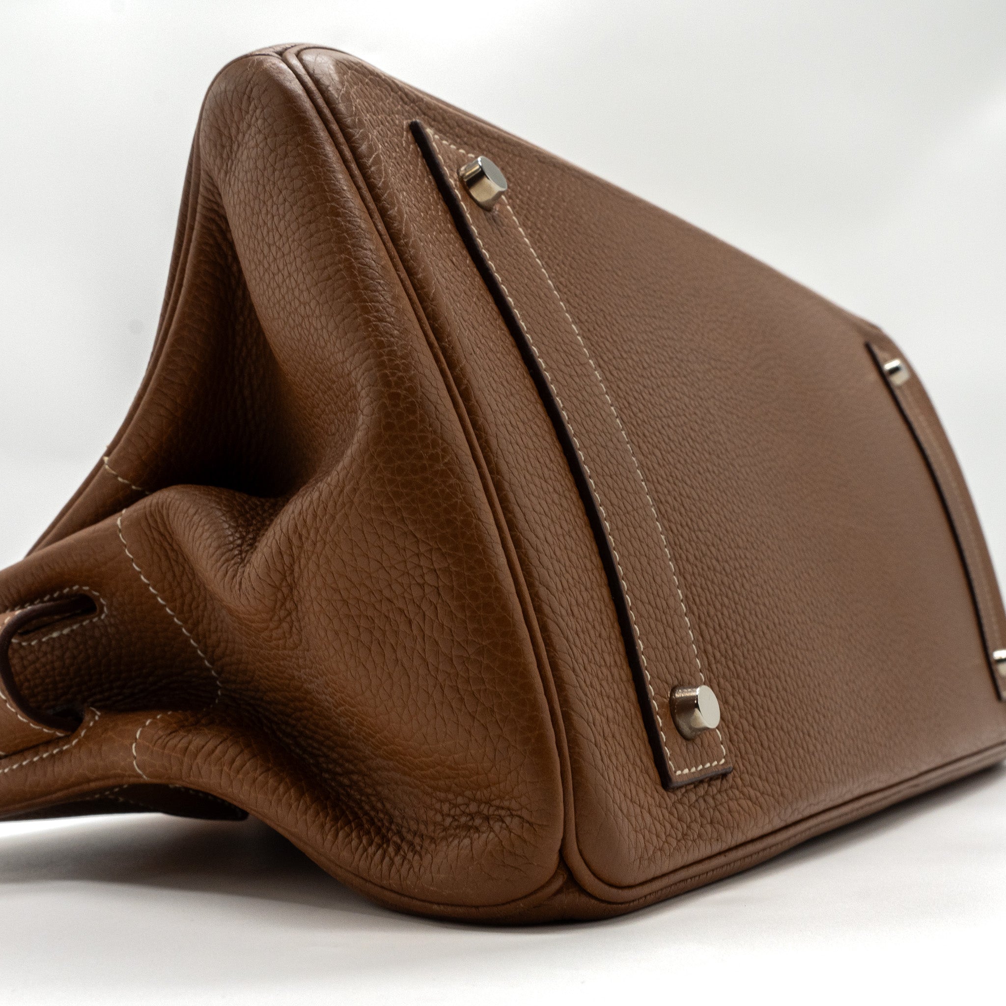 HERMES SHOULDER BIRKIN CLEMENCE GOLD SHW - Image 7