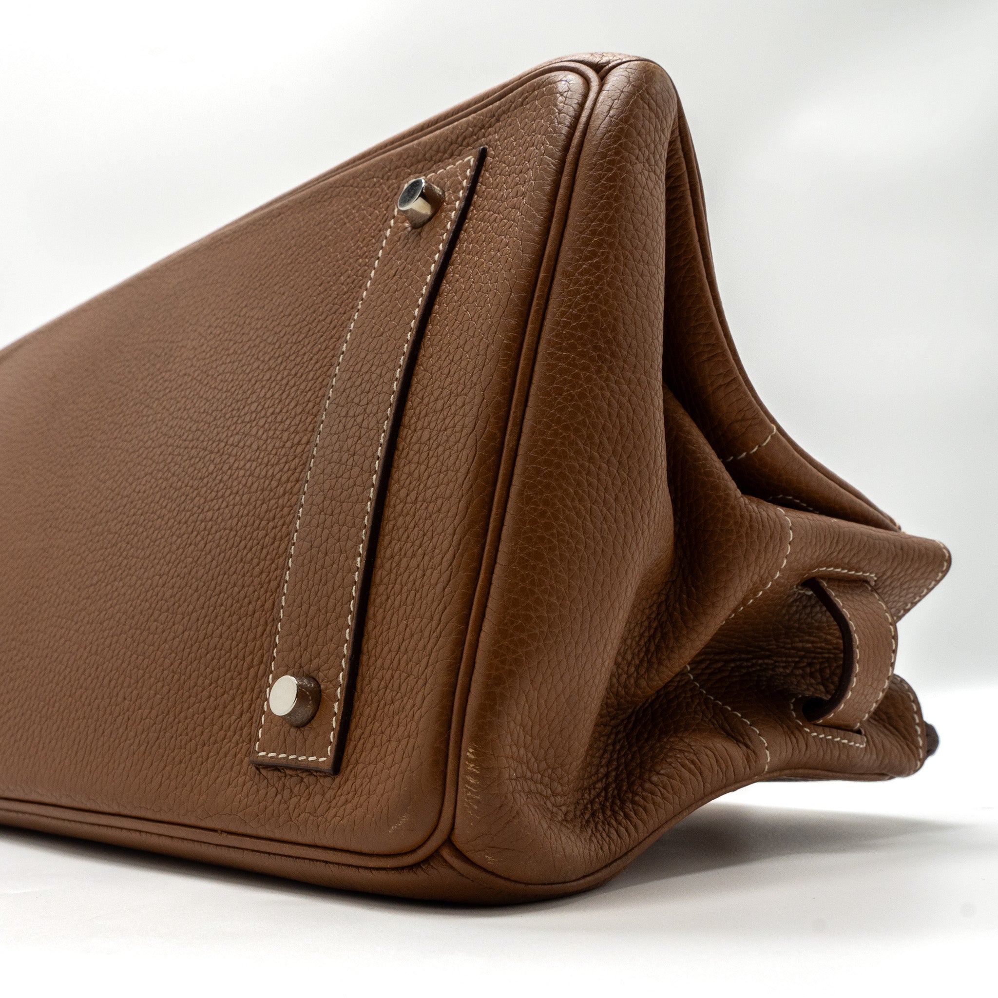 HERMES SHOULDER BIRKIN CLEMENCE GOLD SHW - Image 8