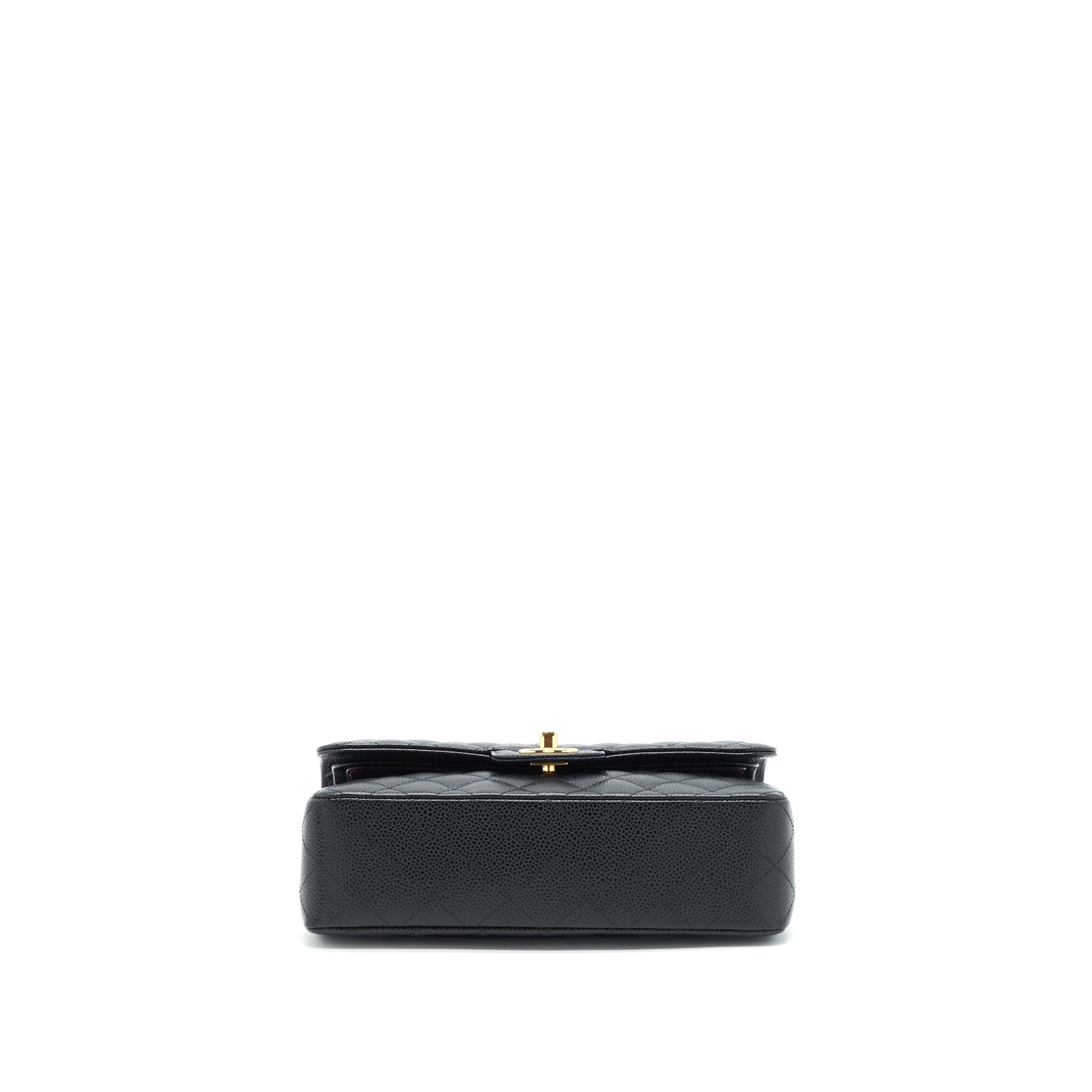 CHANEL SMALL CLASSIC DOUBLE FLAP CAVIAR BLACK GHW - Image 5