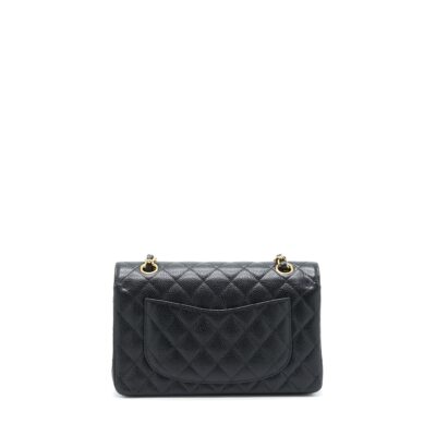 Alternative view of CHANEL SMALL CLASSIC DOUBLE FLAP CAVIAR BLACK GHW