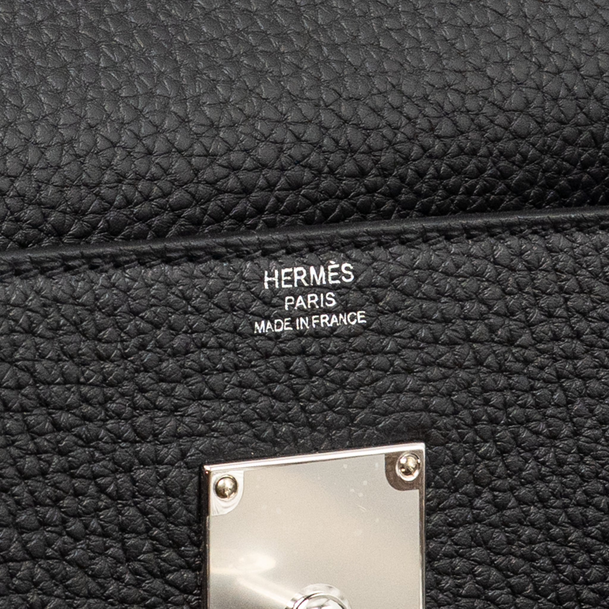 HERMES KELLY MESSENGER PM BAG TOGO BLACK SHW - Image 15