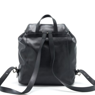 Alternative view of PRADA ZAINETTO BACKPACK SOFT CALFSKIN BLACK SHW