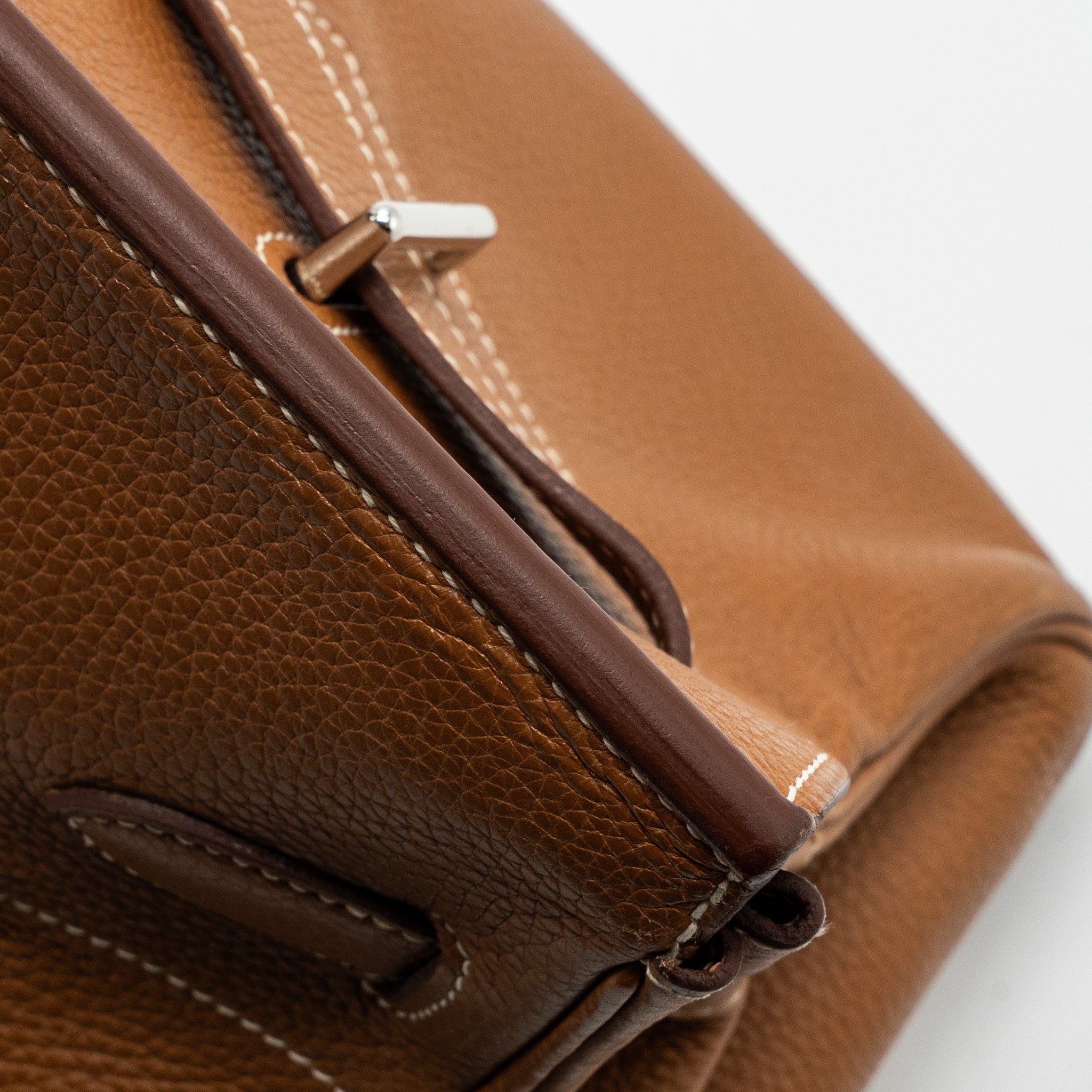 HERMES SHOULDER BIRKIN CLEMENCE GOLD SHW - Image 9
