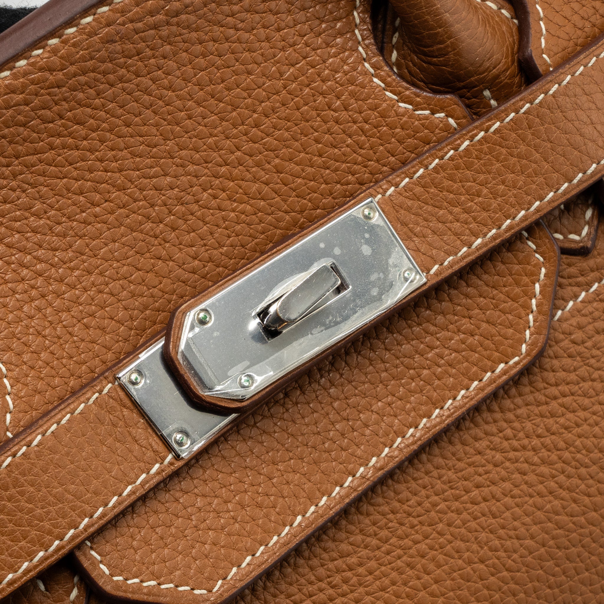 HERMES SHOULDER BIRKIN CLEMENCE GOLD SHW - Image 11