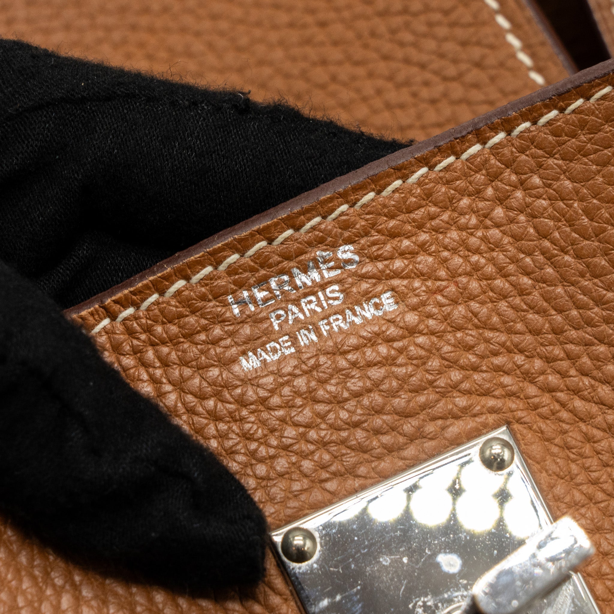 HERMES SHOULDER BIRKIN CLEMENCE GOLD SHW - Image 13