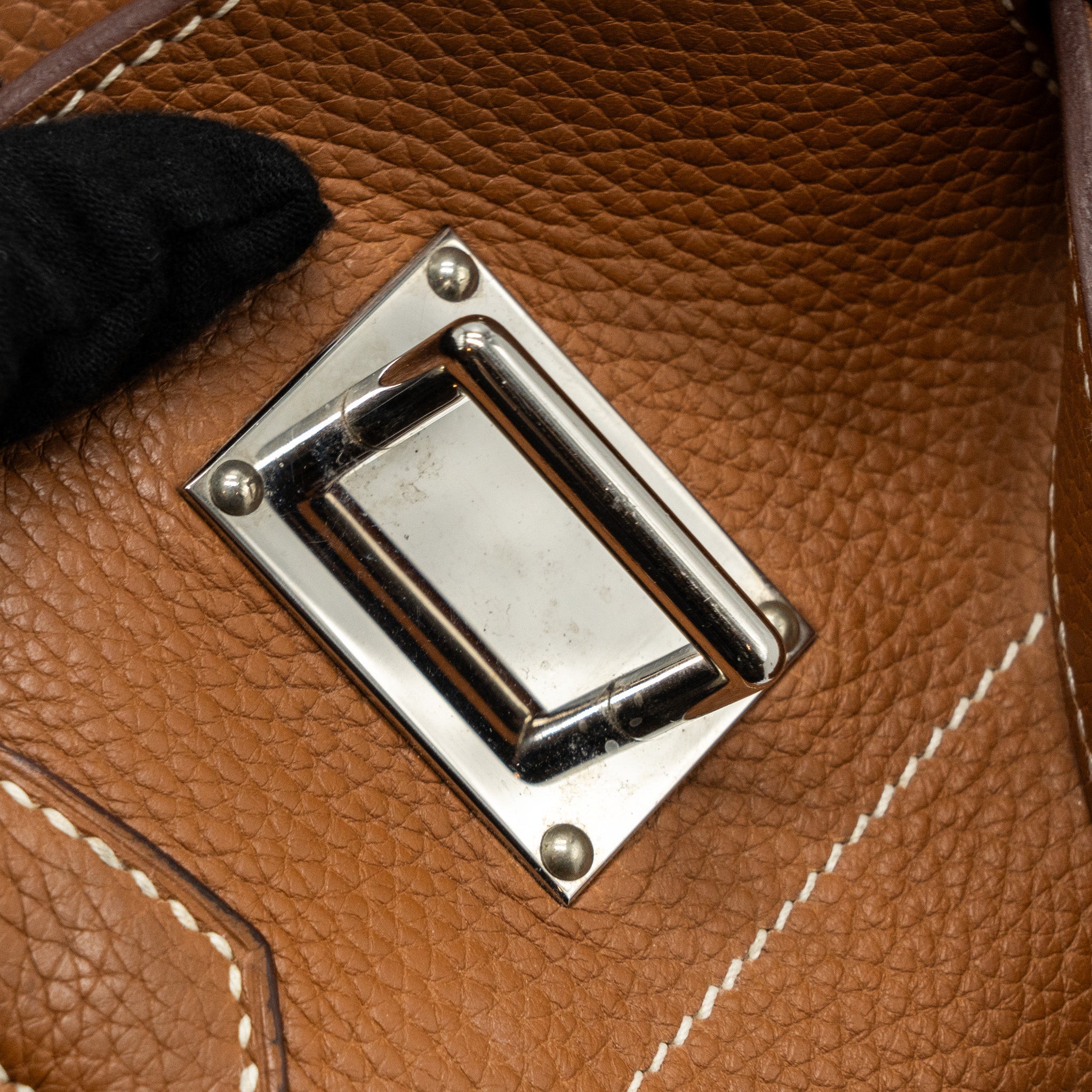 HERMES SHOULDER BIRKIN CLEMENCE GOLD SHW - Image 15