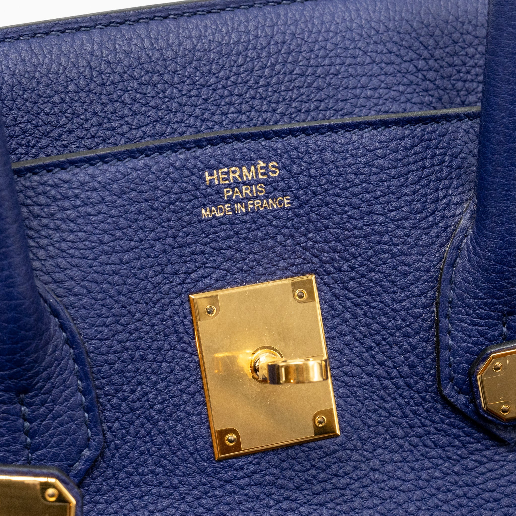 HERMES BIRKIN 35 TOGO BLUE GHW - Image 15