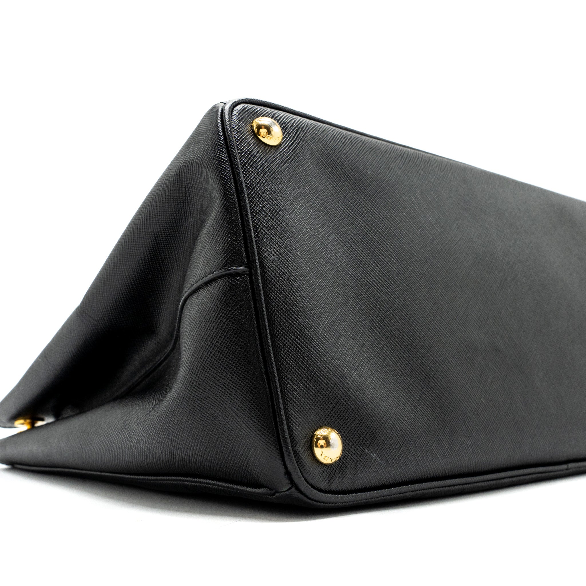 PRADA LARGE TOTE BAG SAFFIANO CALFSKIN BLACK GHW - Image 6