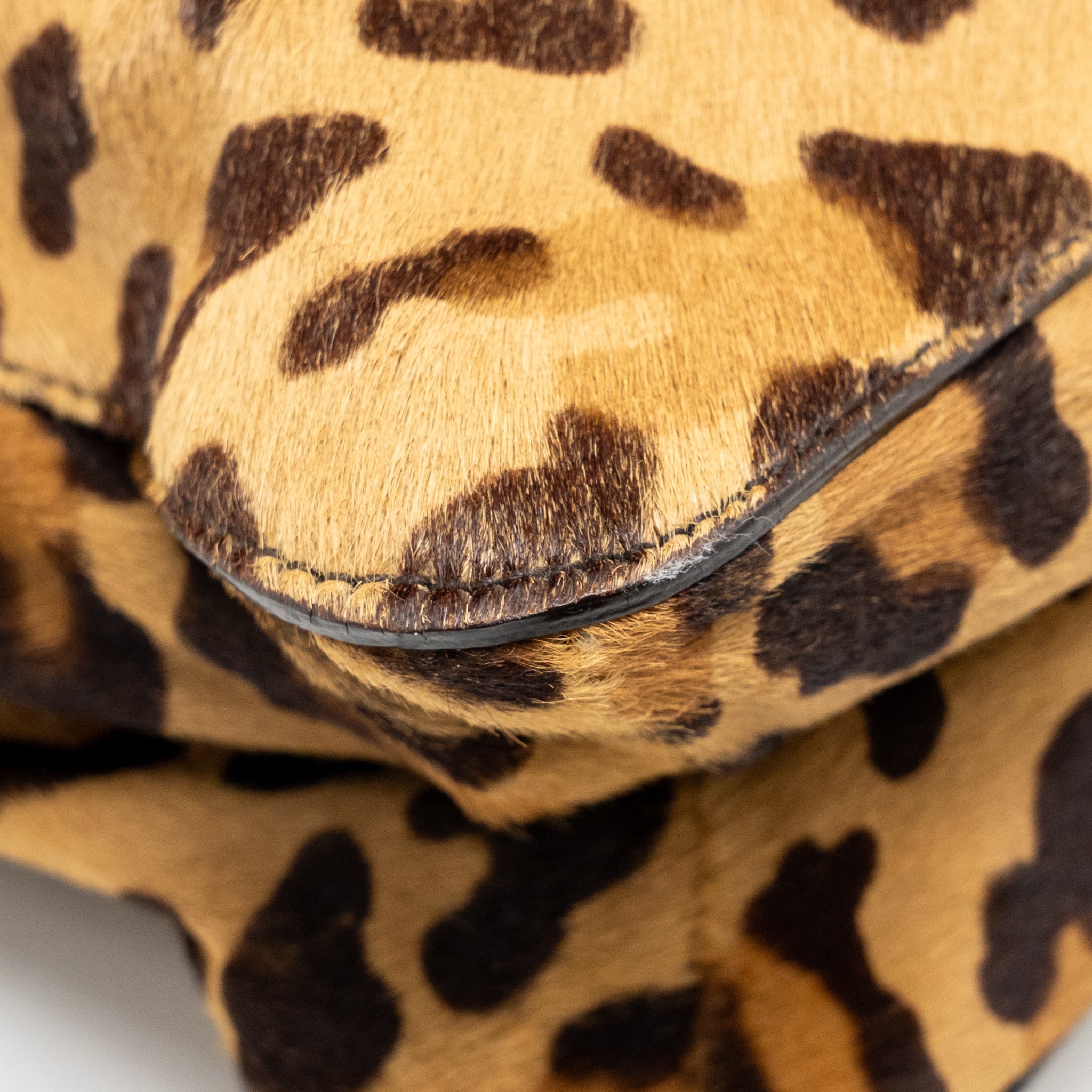 PRADA LEOPARD PRINT SHOULDER BAG PONYHAIR MULTICOLOURED SHW - Image 8