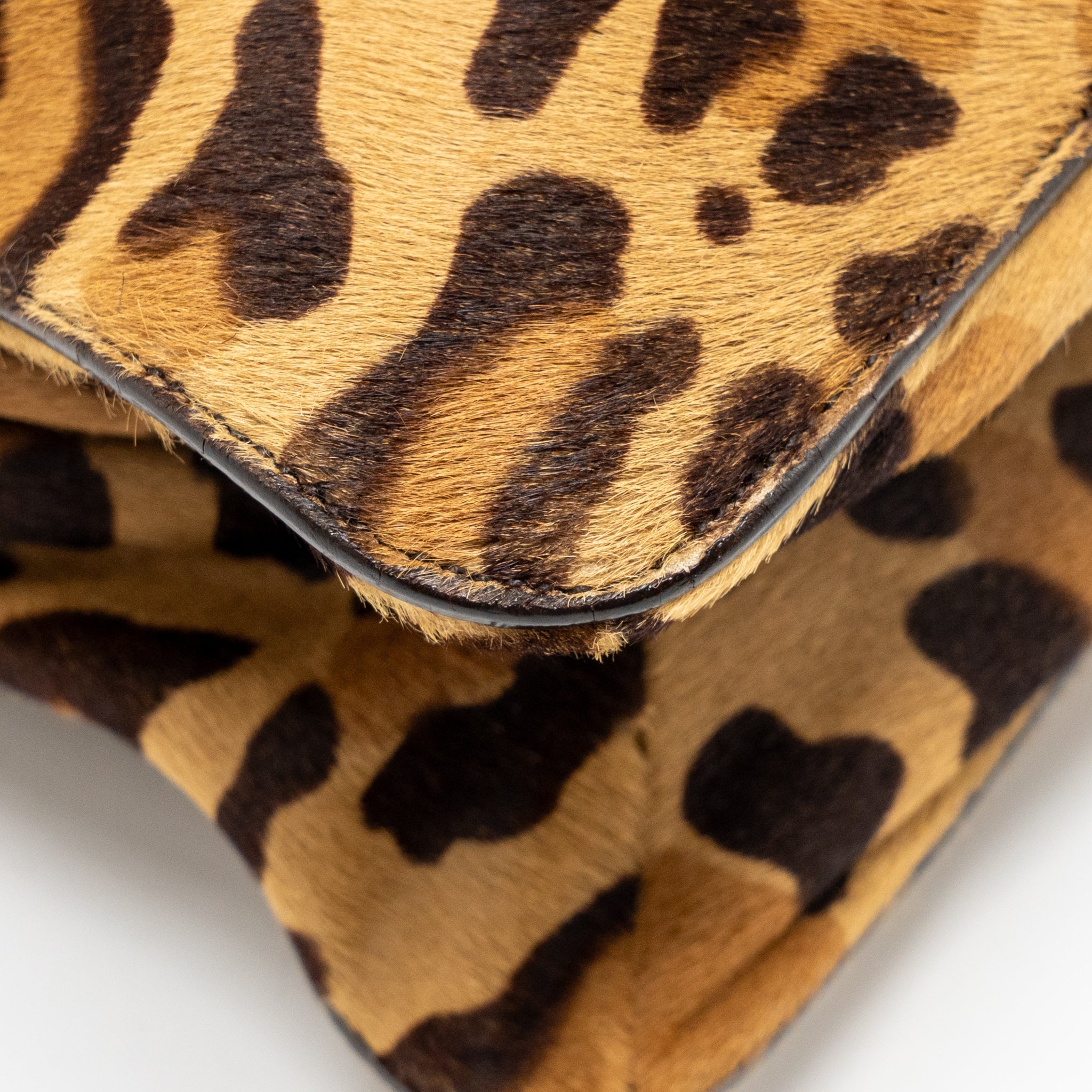 PRADA LEOPARD PRINT SHOULDER BAG PONYHAIR MULTICOLOURED SHW - Image 10