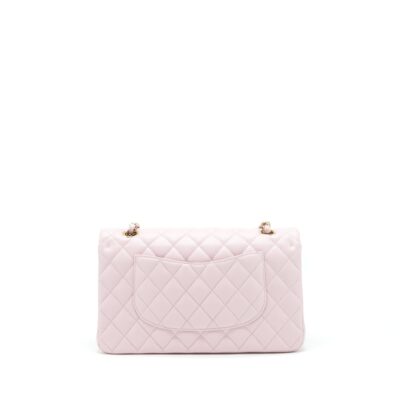 Alternative view of CHANEL MEDIUM CLASSIC DOUBLE FLAP BAG 21S CAVIAR LIGHT PINK LGHW