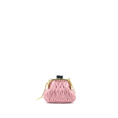 MIU MIU MIU BELLE MINI BAG NAPPA PINK GHW