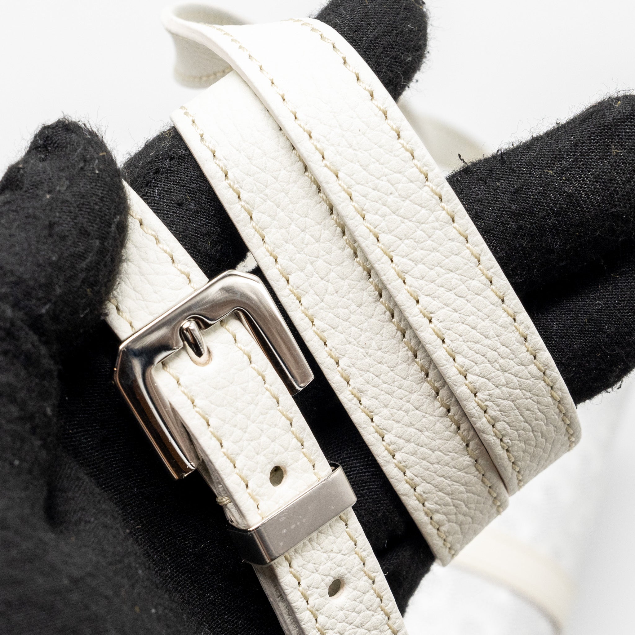GOYARD BELVEDERE PM MESSANGER BAG GOYARDLINE CANVAS WHITE SHW - Image 13