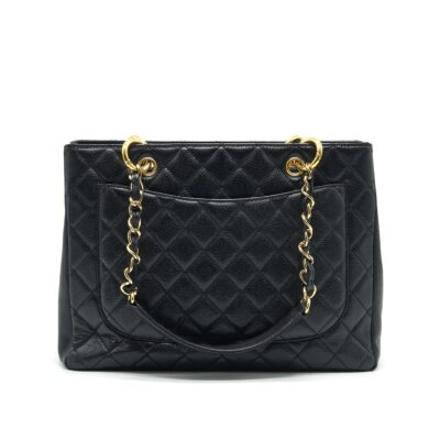 Alternative view of CHANEL CAVIAR GRAND SHOPPING TOTE GST BLACK